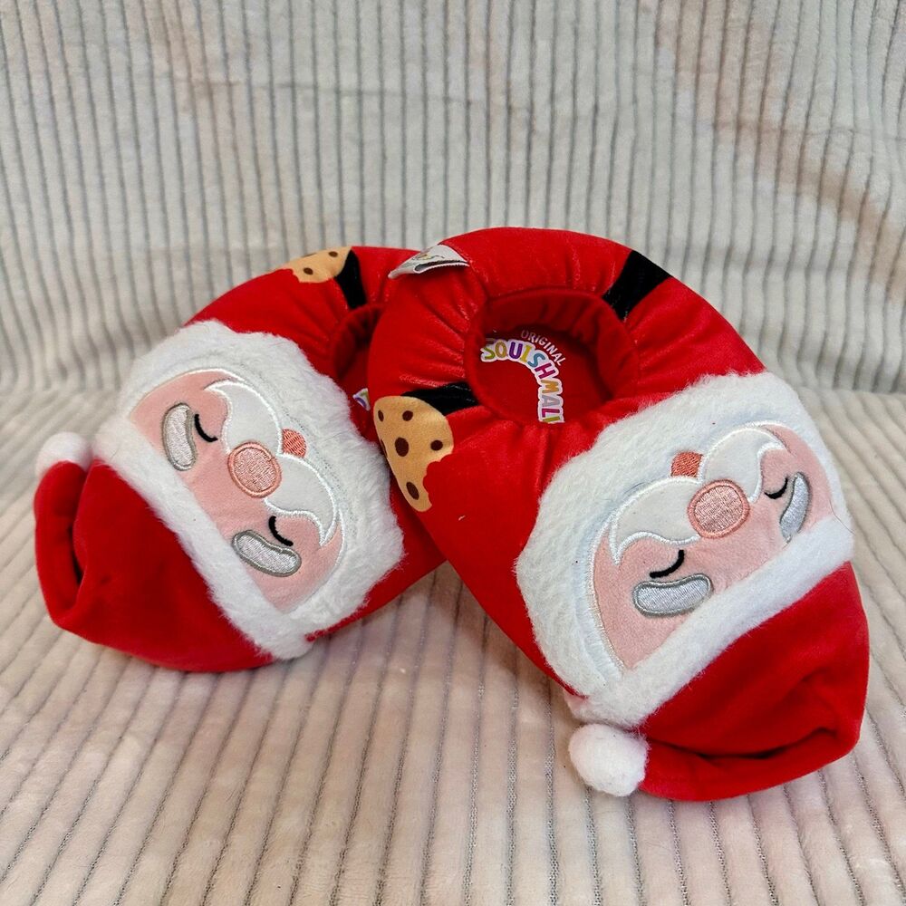 Squishmallows Santa Bedroom Slippers Size 13-1